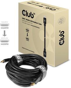 Kabel HDMI club3D CAC-2314 CAC-2314, trudnopalny, 15.00 m