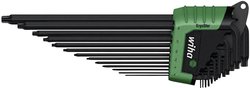 Zestaw kluczy trzpieniowych TORX® MagicSpring® w uchwycie ErgoStar, 13 częściowy Zestaw kluczy trzpieniowych Wiha  36503 TORX wewnętrzny 13 szt.