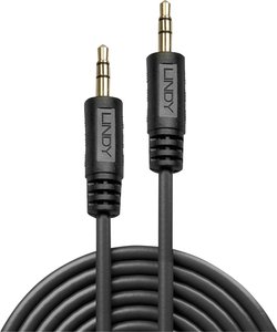 Kabel audio Lindy Premium z gniazdem 3,5 mm, 0,25 m Kabel Jack LINDY 35640  25.00 cm
