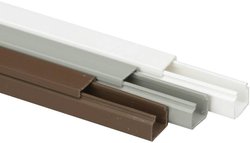 Kanał kablowy Heidemann 9940, 15 x 15 mm, Brązowy