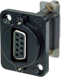 Adapter D-SUB Neutrik NADB9FF-B złącze żeńskie D-SUB 9-pin - złącze żeńskie D-SUB 9-pin