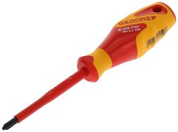 Wkrętak krzyżowy PH 2 Gedore VDE 2160 PH 2 1612123 DIN ISO 8764