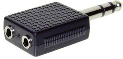 Adapter jack  złącze męskie jack 6,3 mm - złącze żeńskie jack 3,5 mm Stereo TRU COMPONENTS TRU-AP 57071203  1 szt.