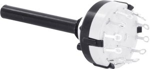 Przełącznik obrotowy TRU COMPONENTS TC-DS4X3P, 0.35 A, Pozycje przełączenia 3, 3 x 30 °, 1 szt.