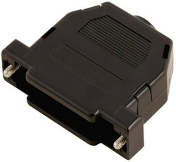 Obudowa do złącza D-SUB 15 pin Encitech 2360-0101-02, tworzywo sztuczne UL, czarny