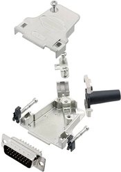 Zestaw listew męskich D-Sub TRU COMPONENTS TCD45ZF15HDP26K 7709276, rzędy: 3, styki: 26, 45 °, 1 szt.