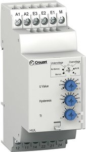 Przekaźnik monitorujący Crouzet HUL 84872120, 250 V/DC, 250 V/AC, 5 A, 1 szt.