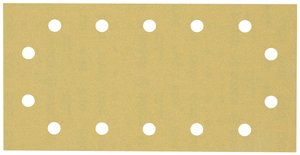Papier ścierny EXPERT C470 z 14 otworami do szlifierki oscylacyjnej, 115 x 230 mm, G 180, 10 sztuk. Papier ścierny do szlifierki Bosch Accessories EXPERT C470 2608900864 230 mm 10 szt.