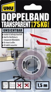Taśma dwustronna UHU UHU® 45375 45375 (D x S) 1.5 m x 19 mm 1.5 m 1 szt.