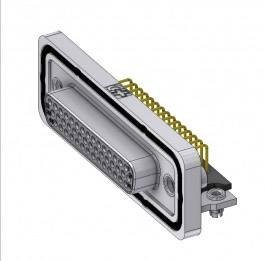 Złącze żeńskie D-Sub Deltron Connectors HD-DWM44SYC/2M47UN, rzędy: 3, styki: 44, 90 °, 1 szt.