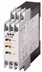 Przekaźnik czasowy, 2 W, 0,05 s - 100 h, wielofunkcyjny, 24 - 240 V AC/DC, przyłącze potencjometru Przekaźnik czasowy Eaton ETR4-70-A 031888, 1 szt.