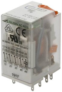 Przekaźnik wtykowy Metz Connect 110017051407 110017051407, 250 V/AC, 7 A, 1 szt.