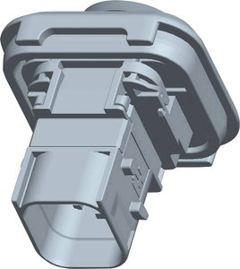 Obudowa złącza pin żeńskiego na PCB TE Connectivity HDSCS, MCP 1-1703820-1, automotive, piny: 6, 1 szt.