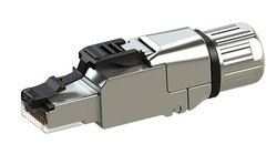 Złącze męskie RJ45 Telegärtner J00026A5005 J00026A5005, RJ45, CAT 8.1, piny:8P8C, 1 szt.
