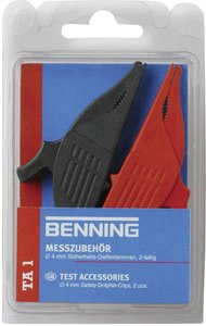 Zaciski krokodylkowe Benning TA 1 044124 CAT III 1000 V