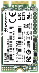 Dysk wewnętrzny SSD M.2 PCIe NVMe 2242 512 GB Transcend MTE460T-I PCIe NVMe 3.0 x2 Produkt nowy
