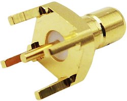 Złącze SMB TRU COMPONENTS SMB-015 złącze żeńskie do wbudowania pionowego 50 Ω 1 szt.