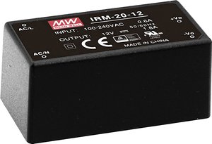 Zasilacz AC/DC Mean Well IRM-20-12 12 V/DC 1.8 A 21.6 W