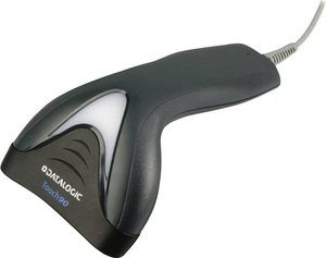 Skaner kodów kreskowych 1D Touch 90 Light, ciemnoszara, USB-Kit, ze stojakiem Skaner kodów kreskowych Datalogic Touch 90 Light, USB