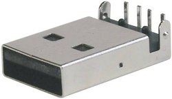 Złącze wtykowe USB 2.0 – ultrapłaskie ASSMANN WSW A-USB A-LP, 1 szt.