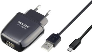 VOLTCRAFT SPS-2100m Ładowarka USB 10.5 W gniazdo Maksymalne natężenie wyjściowe 2100 mA Ilość wyjść: 1 x USB, Micro USB kompatybilność z Raspberry Pi 2