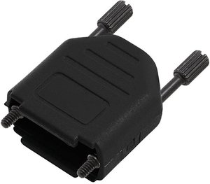 Obudowa złącza D-SUB encitech DPPK37-FMBK-K 6260-0111-04, poliamid, 180 °, 1 szt.