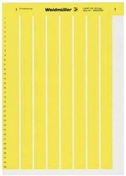Etykieta kablowa Weidmüller LM MT300 26X10 GE 1686401687-1, 10 x 26 mm, etykiety na arkuszu: 156, 1 ark.