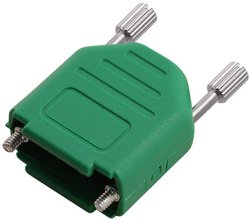 Obudowa złącza D-SUB encitech DPPK09-FMG-K 6263-0146-01, poliamid, 180 °, 1 szt.