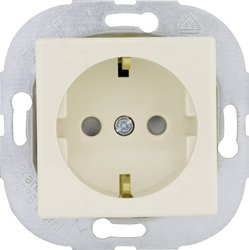 Gniazdo elektryczne REV 0236020200, kremowo-biały