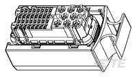 TE Connectivity TE AMP Ele Cntrl Unit Connectors 368383-1, 1 szt.