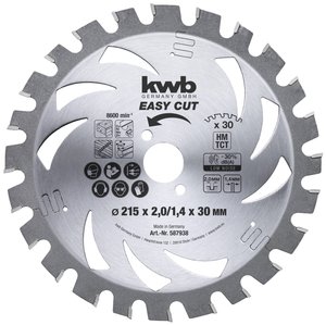 Tarcza tnąca z węglików spiekanych kwb  215 x 30 x 1.4 mm 1 szt.