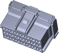 Obudowa złącza pin żeńskiego na kabel TE Connectivity MCP 8-968975-2, automotive, piny: 21, 24 A, 1 szt.