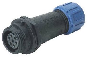 Złącze męskie okrągłe Deltron Connectors DELKSP1311/S5I, styki:5, 180 V, 5 A, 1 szt.