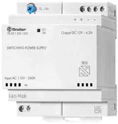 Zasilacz na szynę DIN Finder 78.50.1.230.1202 78.50.1.230.1202 12 V/DC 4.6 A 50 W