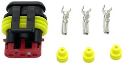 Złącze SuperSeal 1,5mm - 3 pin - żeńskie MTA Automotive 3050128