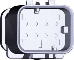 Obudowa złącza pin męskiego na kabel TE Connectivity AMPSEAL16 776538-1, automotive, piny: 8, 13 A, 1 szt.