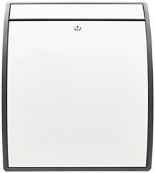 Skrzynka pocztowa Burg Wächter 34430 TURN 4941 ANT/W tworzywo sztuczne antracytowy, biały z zamkiem kluczykowym