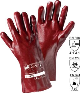 L+D worky VINYL-35 1441 Winyl Rękawice robocze  EN 388, EN 511   CAT III 1 par(a)