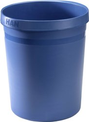 HAN GRIP KARMA 18198-16  Kosz na papier 18 l (Ø x W) 312 mm x 350 mm recyklingowane tworzywo sztuczne niebieski ekologiczny 1 szt.