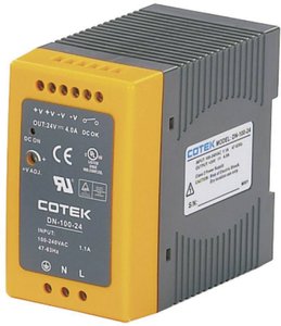 Zasilacz na szynę DIN Cotek DN 100-15, 15 V/DC, 6.4 A, 96 W