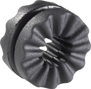 Końcówka antywibracyjna Richco, VG-1, VG-1, (Ø x W) 9.7 mm x 5.9 mm, czarny, 1 szt.