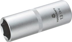Końcówka klucza nasadowego 6,3 mm (1/4'') TOOLCRAFT 816172 Rozwartość klucza 13 mm