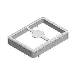 32,3 x 23,8 x 4,7 mm Dwuczęściowa, ciągniona bezszwowo osłona RF/ramka osłony EMI (CRS) Ekranowa rama osłonowa Masach TECH EMI/RFI-Abschirmung MS323-20F, 1 szt.