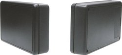 Obudowa uniwersalna Strapubox, ABS, czarny, (D x S x W) 125 x 74 x 27 mm, 1 szt.