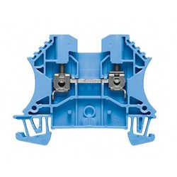 Seria W, Przelotowa rzędowa listwa zaciskowa, Przekrój pomiarowy: 2.5 mm², złącze śrubowe, montaż bezpośredni Weidmüller WDU 2.5 BL 1020080000-100 100 szt.