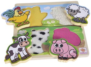 Feel-puzzle z tkaniną, 5 szt.