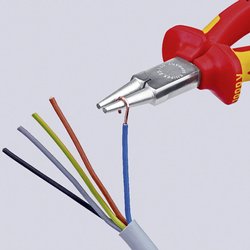 Szczypce okrągłe Knipex 22 06 160, 160 mm, VDE