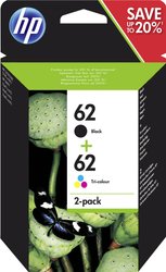 HP 62 Tusz Czarny, Cyjan, Magenta, Żółty N9J71AE tusz oryginalny HP 62 atrament tusz oryginalny Combi-Pack Czarny, Cyjan, Magenta, Żółty N9J71AE Tusz