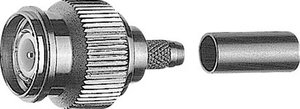 Złącze TNC Telegärtner J01010A0000 J01010A0000 złącze męskie proste 50 Ω 1 szt.