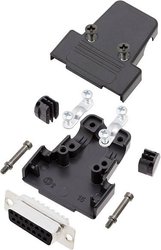 Zestaw listew męskich D-Sub encitech TRI-P-09-DBP-K 6355-0036-01, rzędy: 2, styki: 9, 180 °, 1 zest.